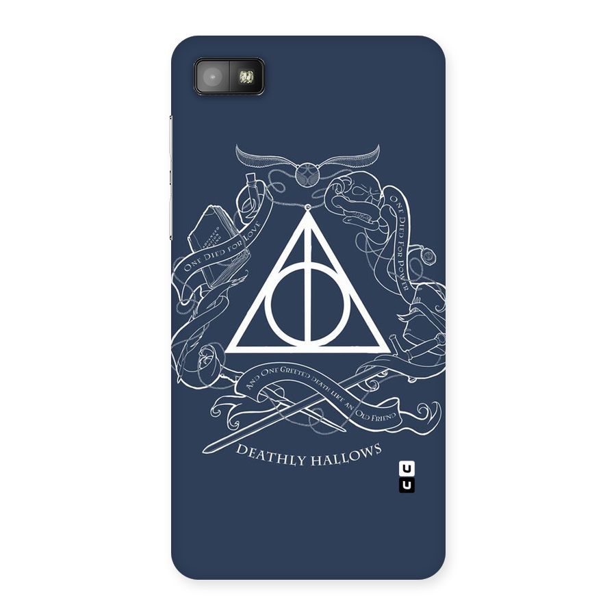 Triangle Blue Back Case for Blackberry Z10