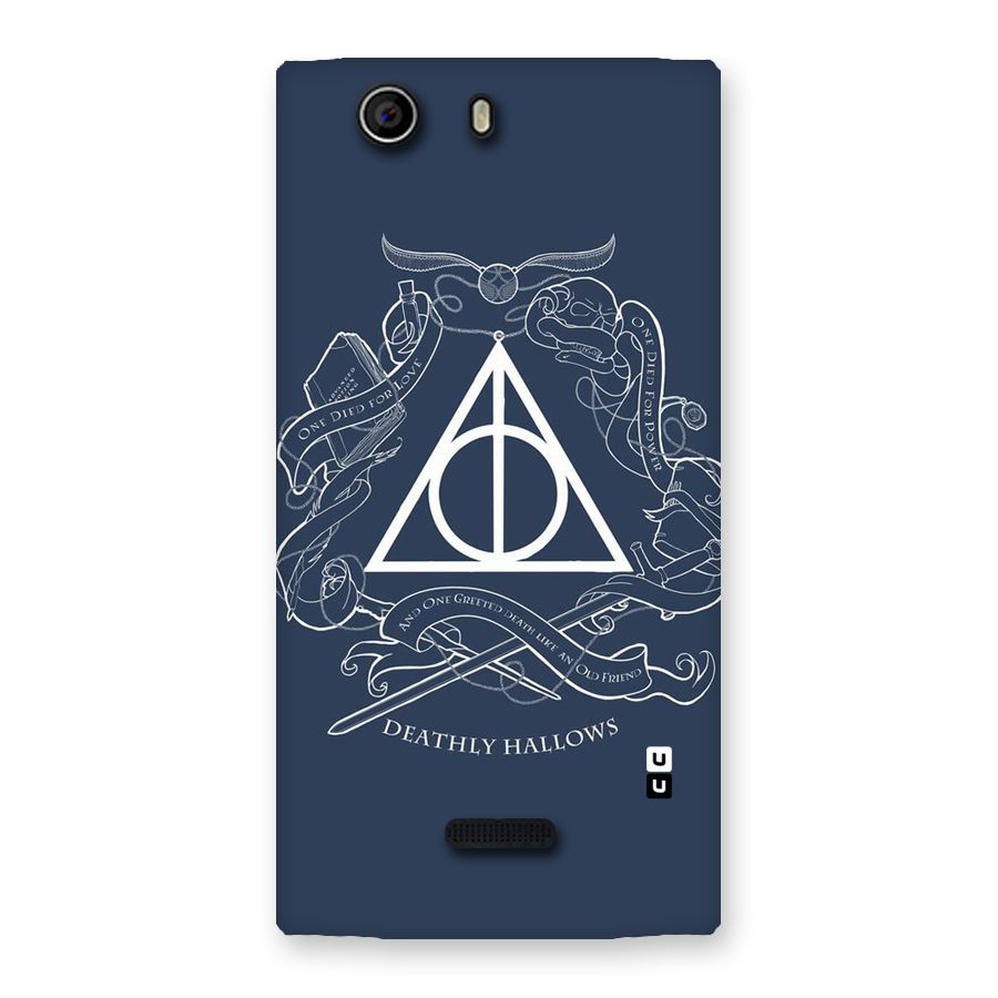 Triangle Blue Back Case for Canvas Nitro 2 E311