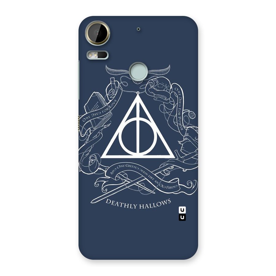 Triangle Blue Back Case for Desire 10 Pro