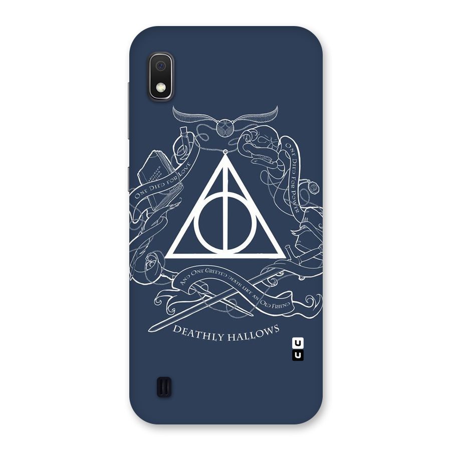 Triangle Blue Back Case for Galaxy A10