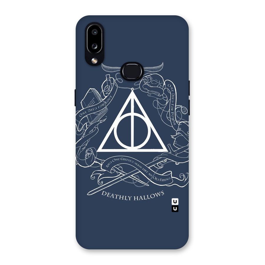 Triangle Blue Back Case for Galaxy A10s