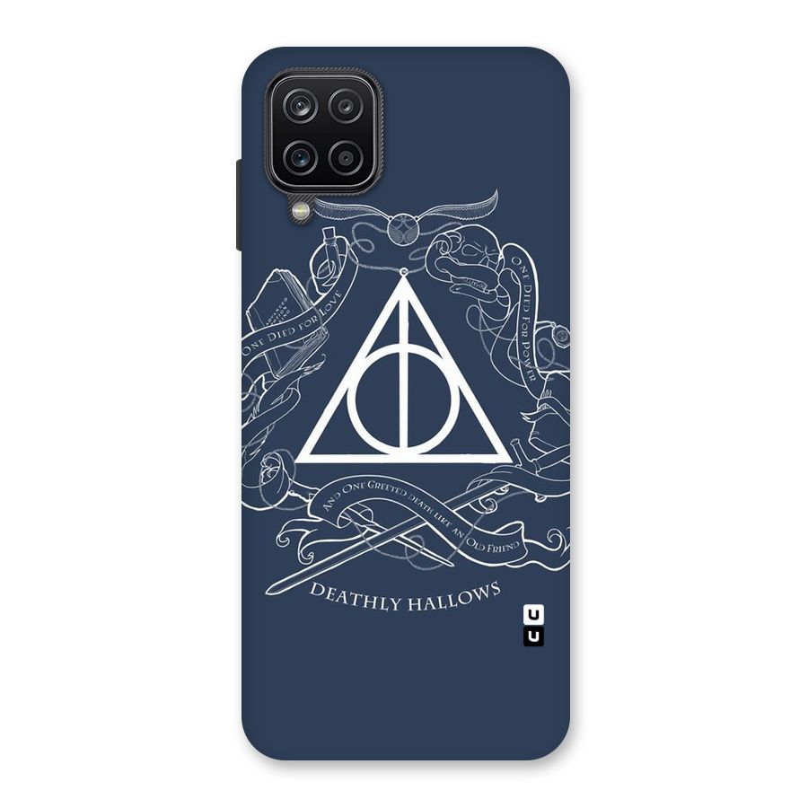 Triangle Blue Back Case for Galaxy A12