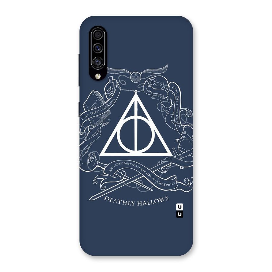 Triangle Blue Back Case for Galaxy A30s