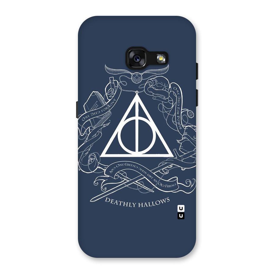 Triangle Blue Back Case for Galaxy A3 (2017)