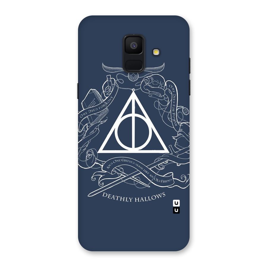 Triangle Blue Back Case for Galaxy A6 (2018)