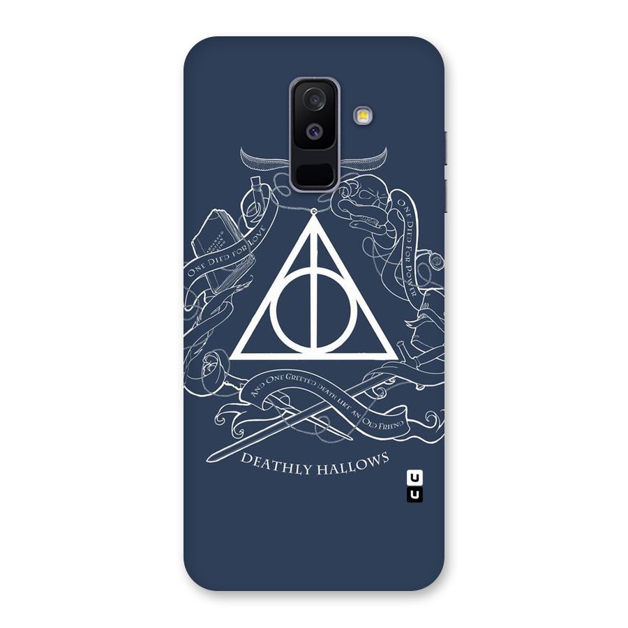 Triangle Blue Back Case for Galaxy A6 Plus