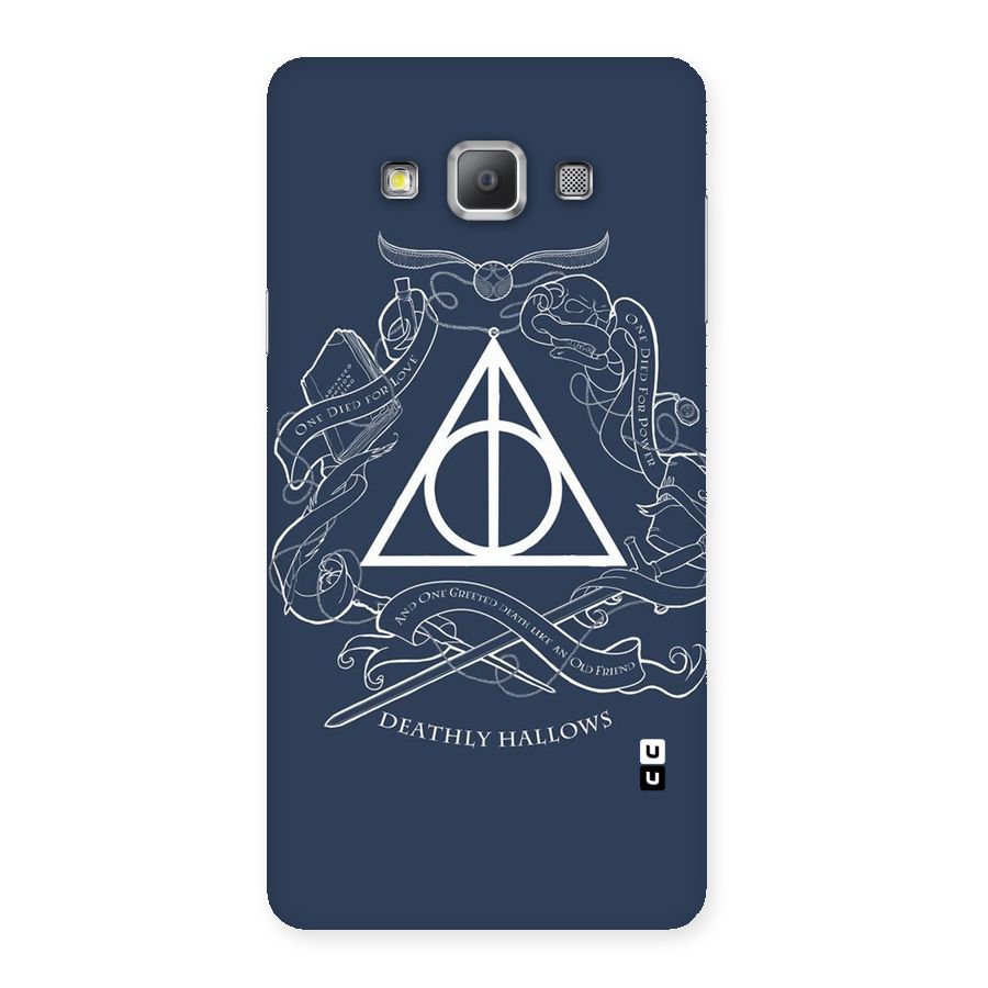 Triangle Blue Back Case for Galaxy A7