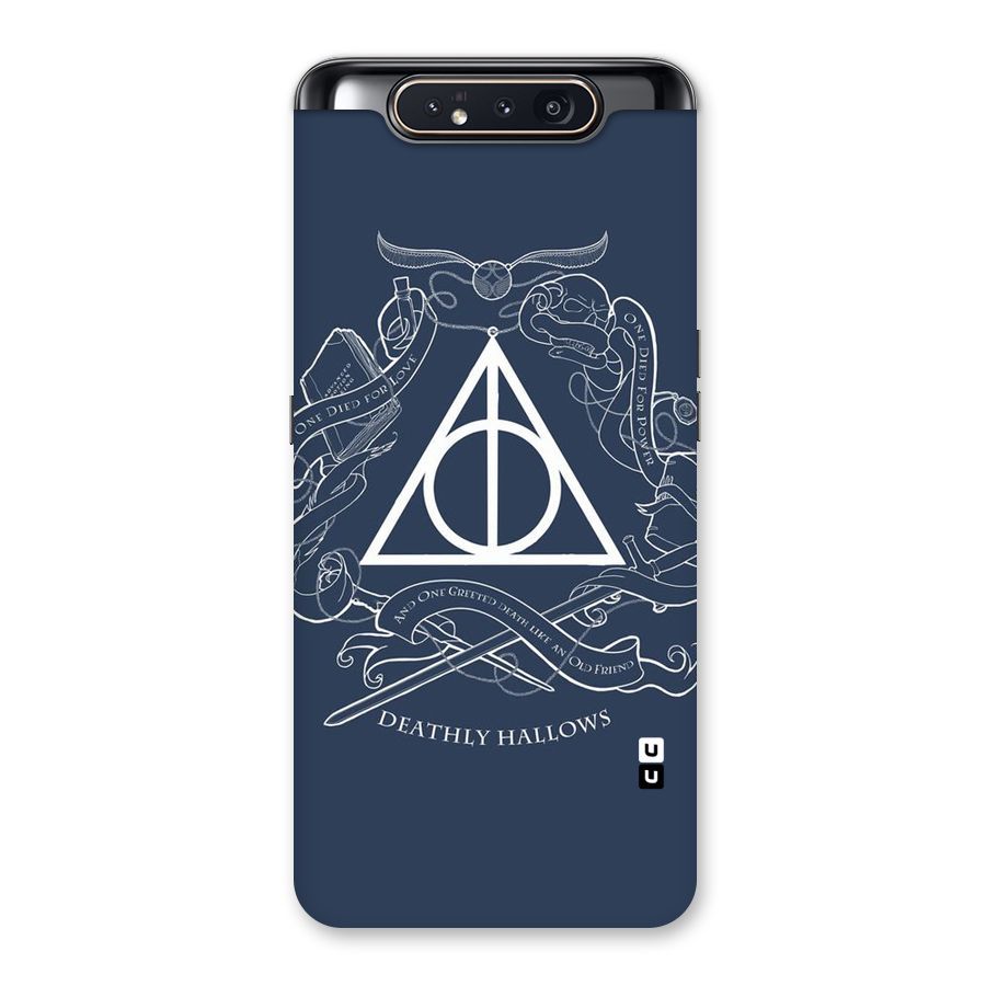 Triangle Blue Back Case for Galaxy A80