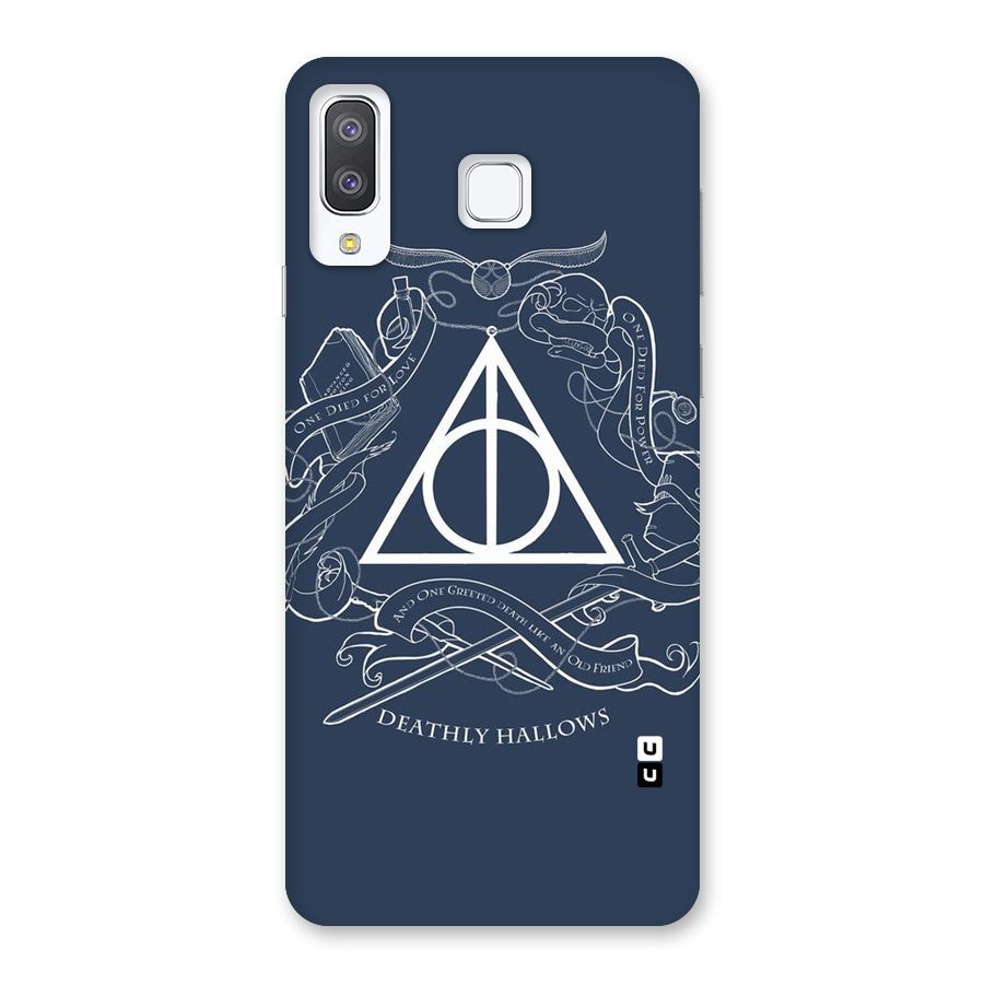 Triangle Blue Back Case for Galaxy A8 Star