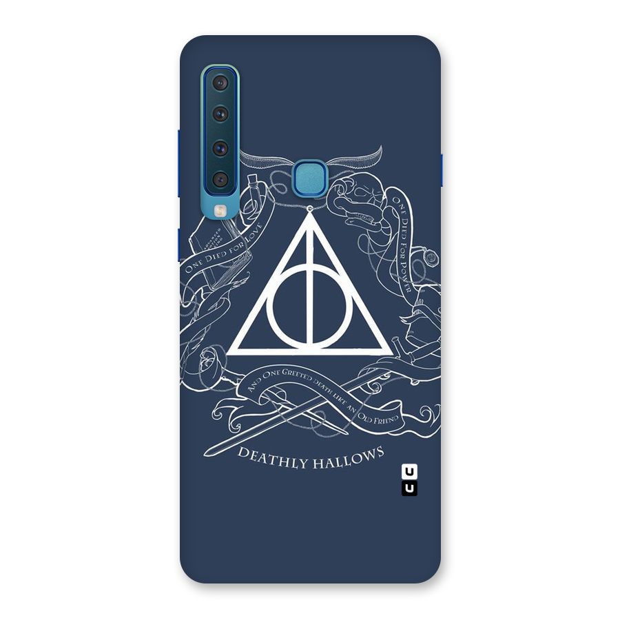 Triangle Blue Back Case for Galaxy A9 (2018)