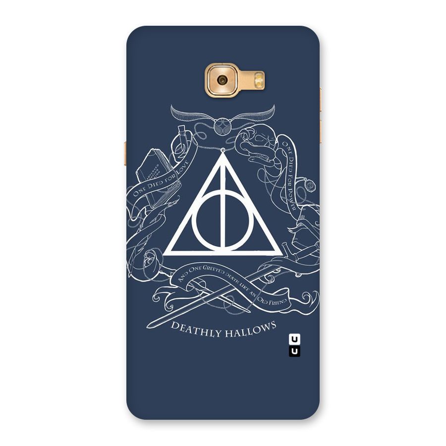 Triangle Blue Back Case for Galaxy C9 Pro