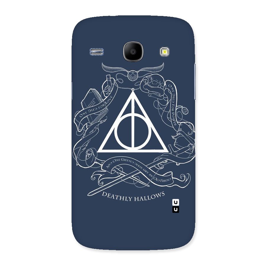 Triangle Blue Back Case for Galaxy Core