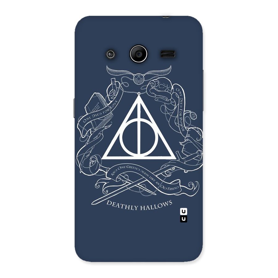 Triangle Blue Back Case for Galaxy Core 2