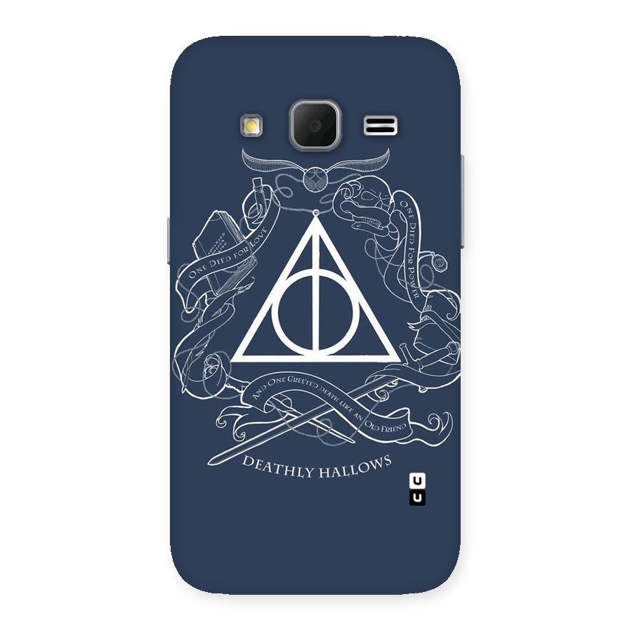 Triangle Blue Back Case for Galaxy Core Prime