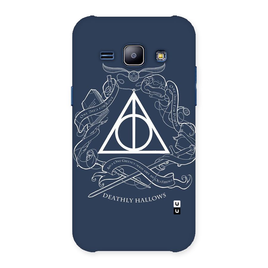Triangle Blue Back Case for Galaxy J1