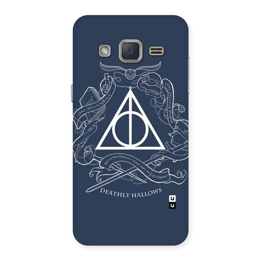 Triangle Blue Back Case for Galaxy J2