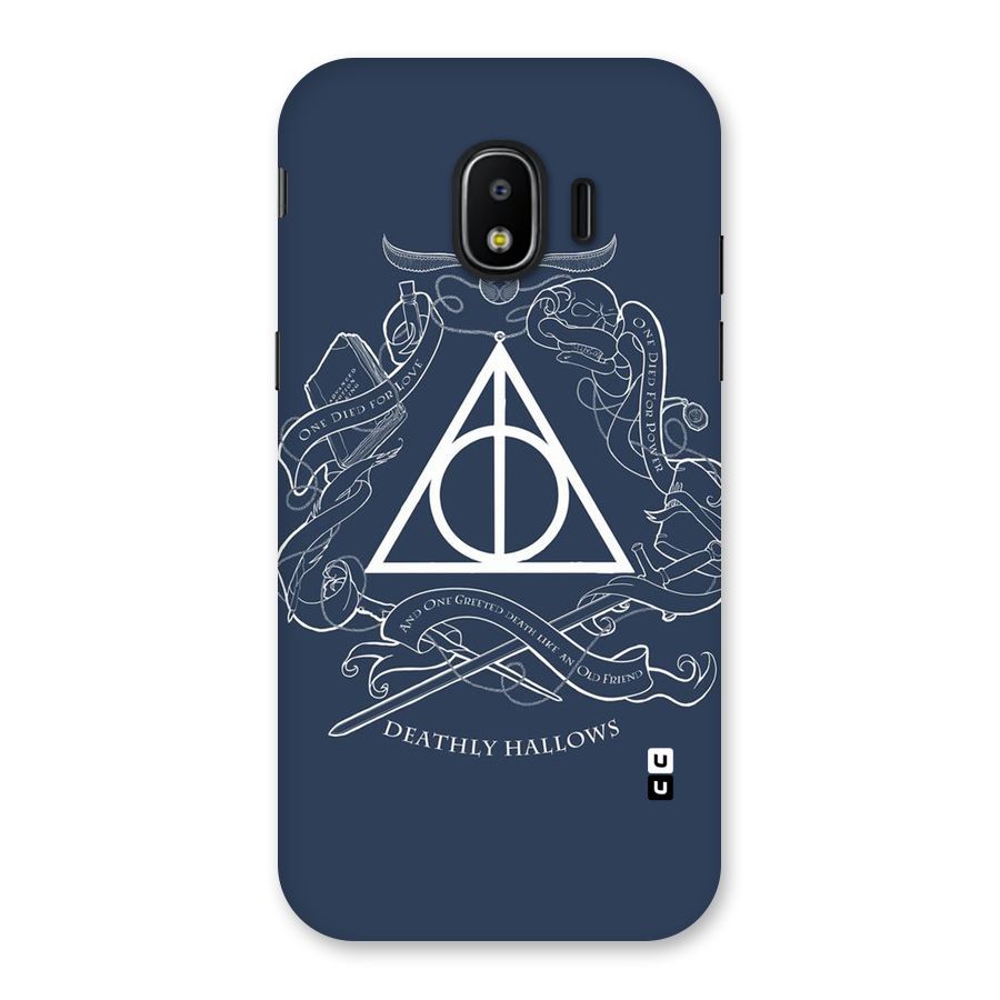 Triangle Blue Back Case for Galaxy J2 Pro 2018