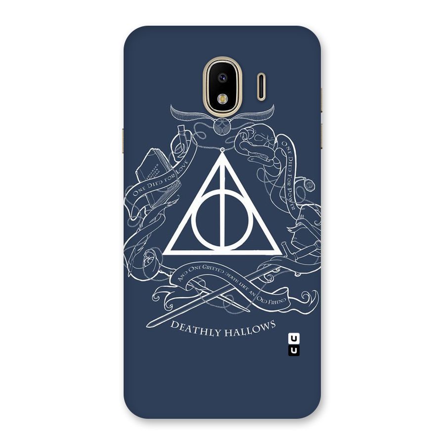 Triangle Blue Back Case for Galaxy J4