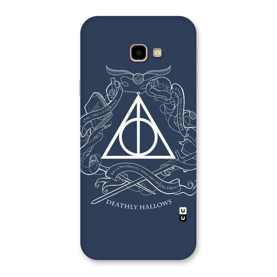 Triangle Blue Back Case for Galaxy J4 Plus