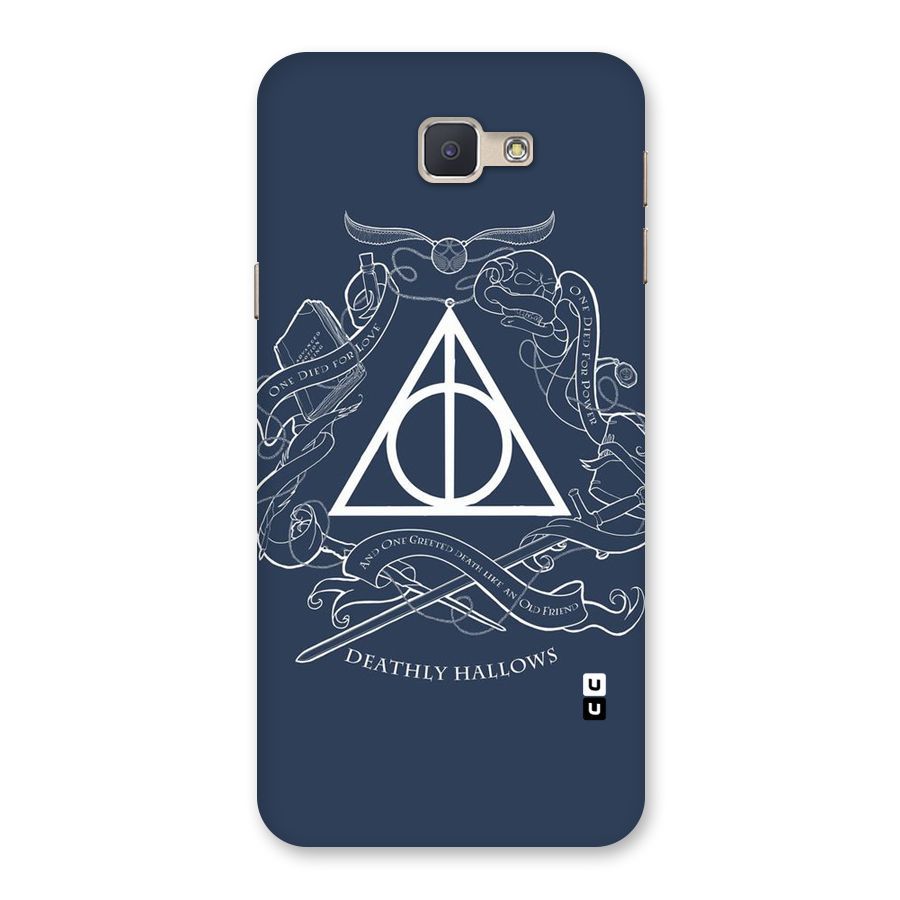 Triangle Blue Back Case for Galaxy J5 Prime