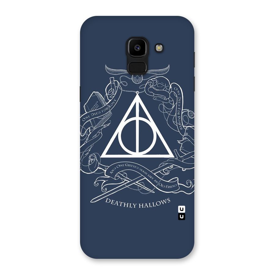 Triangle Blue Back Case for Galaxy J6