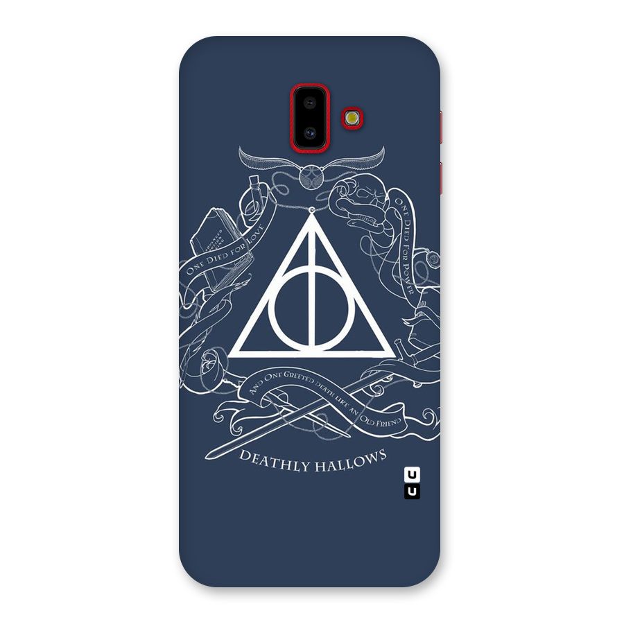 Triangle Blue Back Case for Galaxy J6 Plus