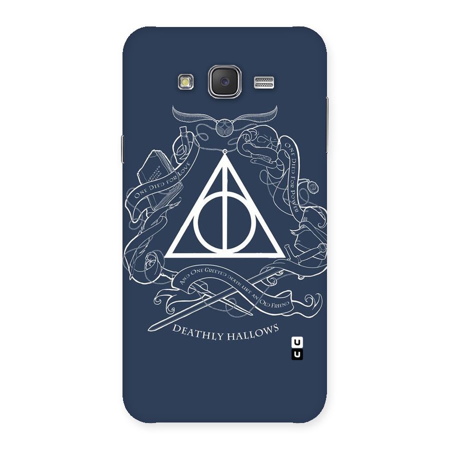 Triangle Blue Back Case for Galaxy J7
