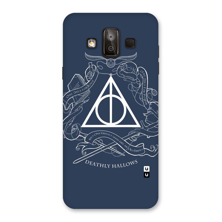 Triangle Blue Back Case for Galaxy J7 Duo