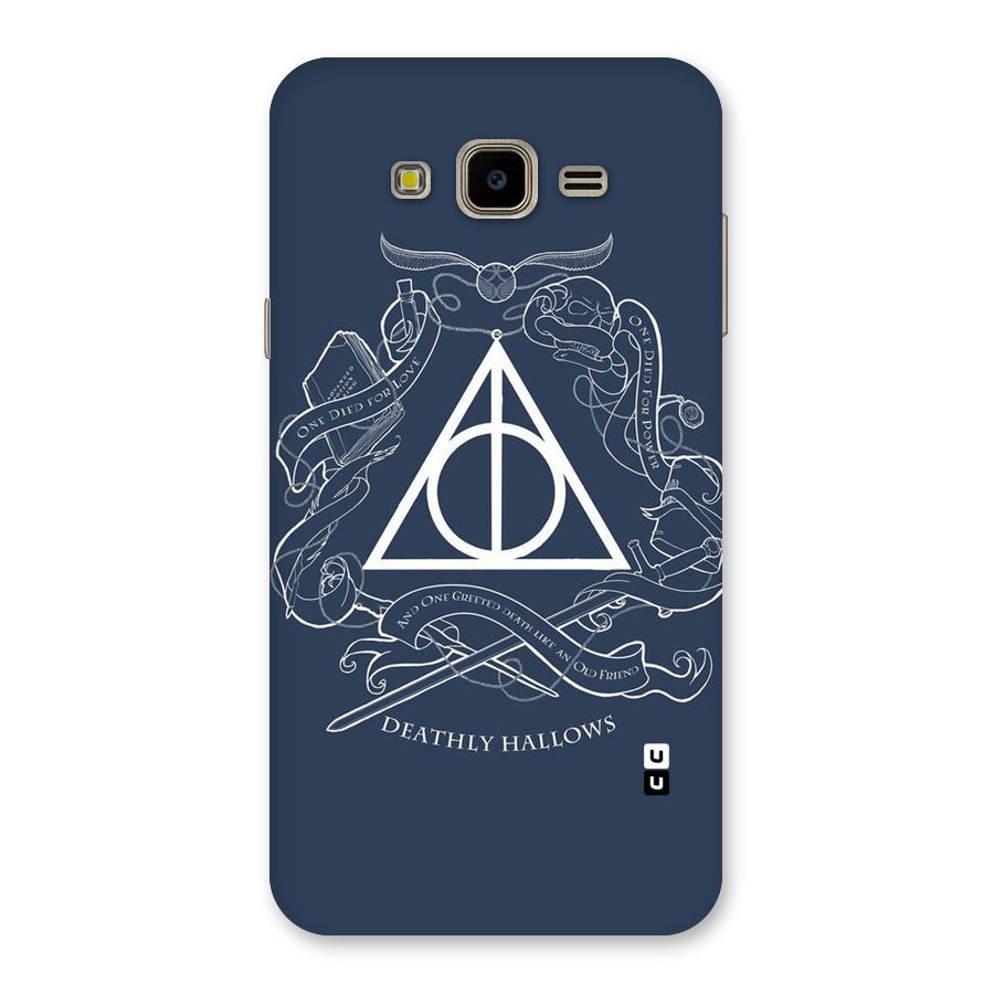 Triangle Blue Back Case for Galaxy J7 Nxt