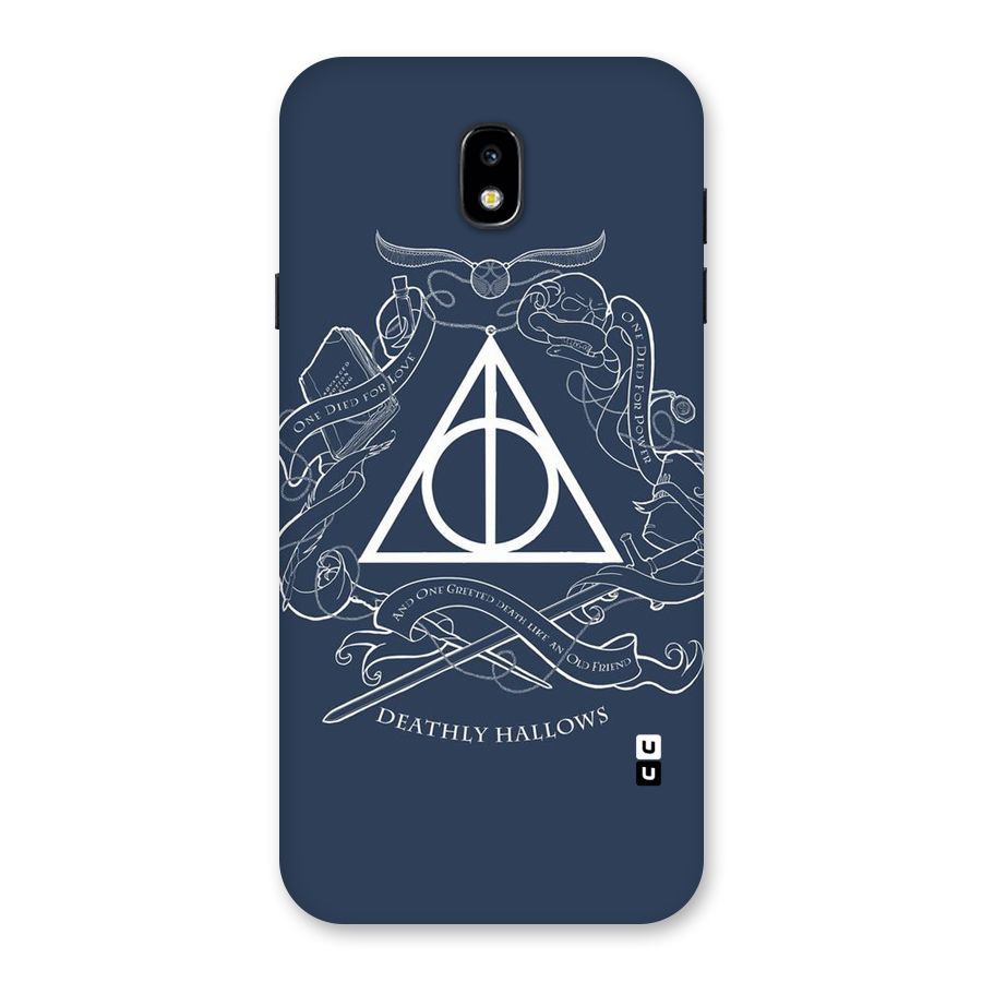 Triangle Blue Back Case for Galaxy J7 Pro