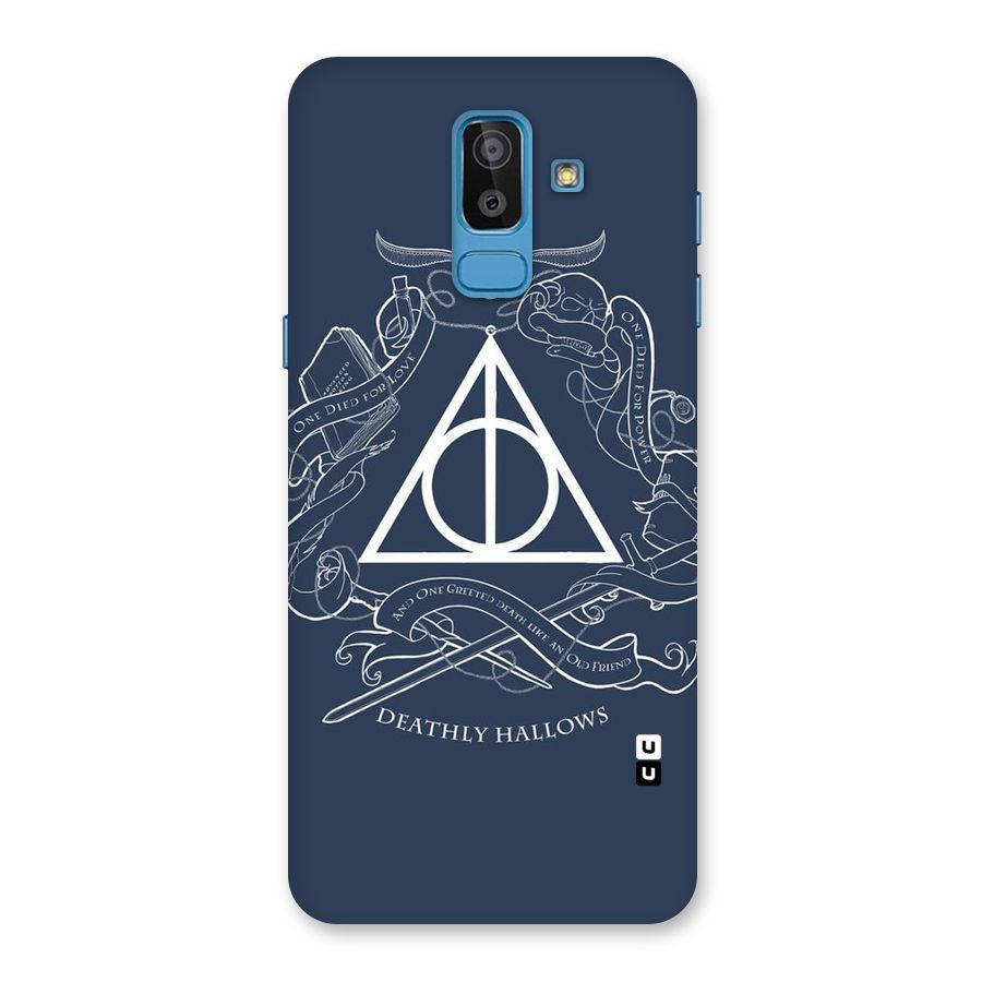 Triangle Blue Back Case for Galaxy J8