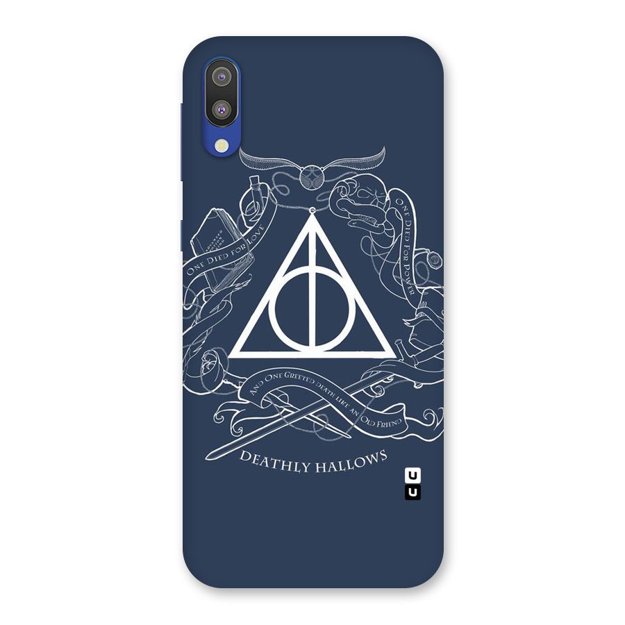 Triangle Blue Back Case for Galaxy M10