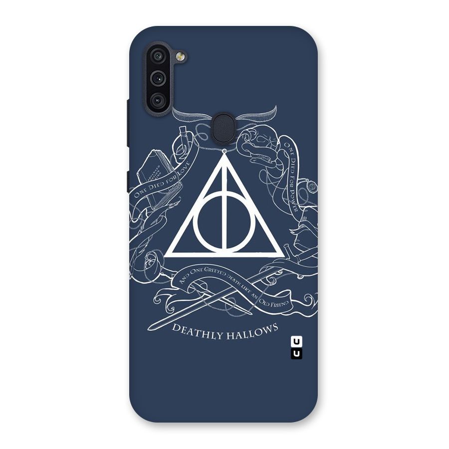 Triangle Blue Back Case for Galaxy M11