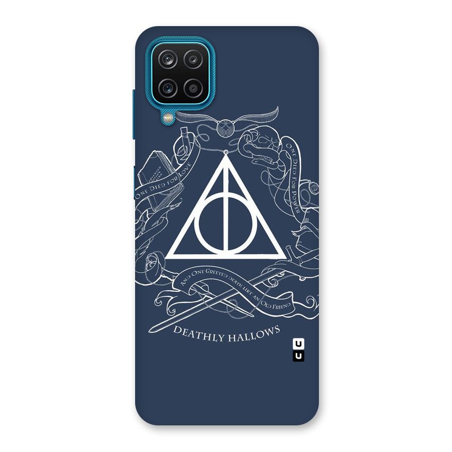 Triangle Blue Back Case for Galaxy M12