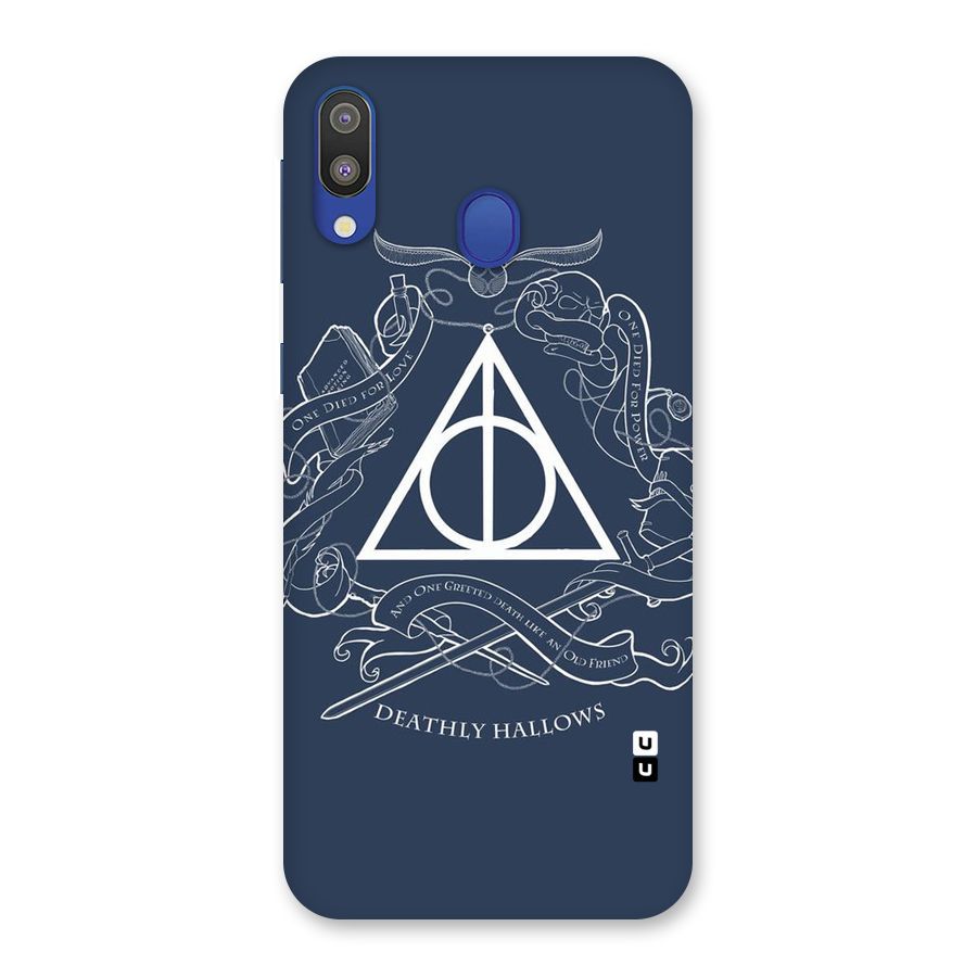 Triangle Blue Back Case for Galaxy M20