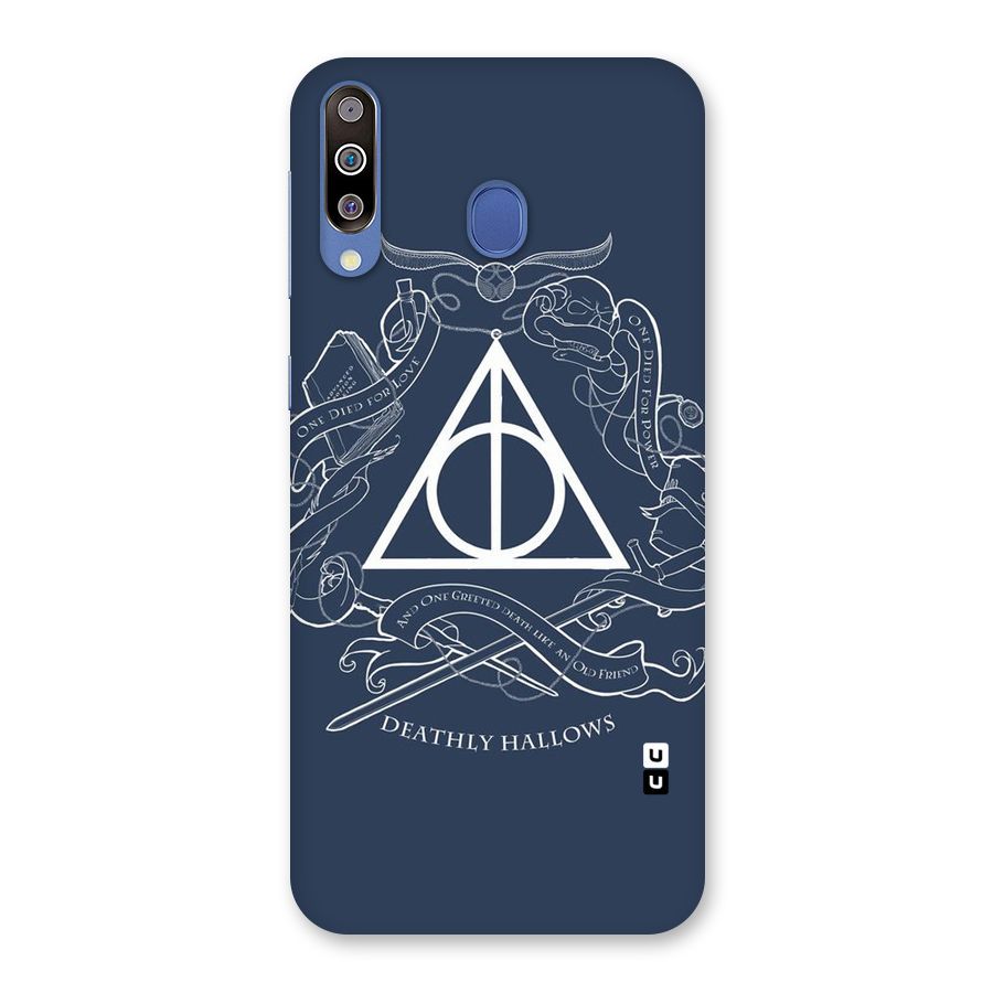 Triangle Blue Back Case for Galaxy M30