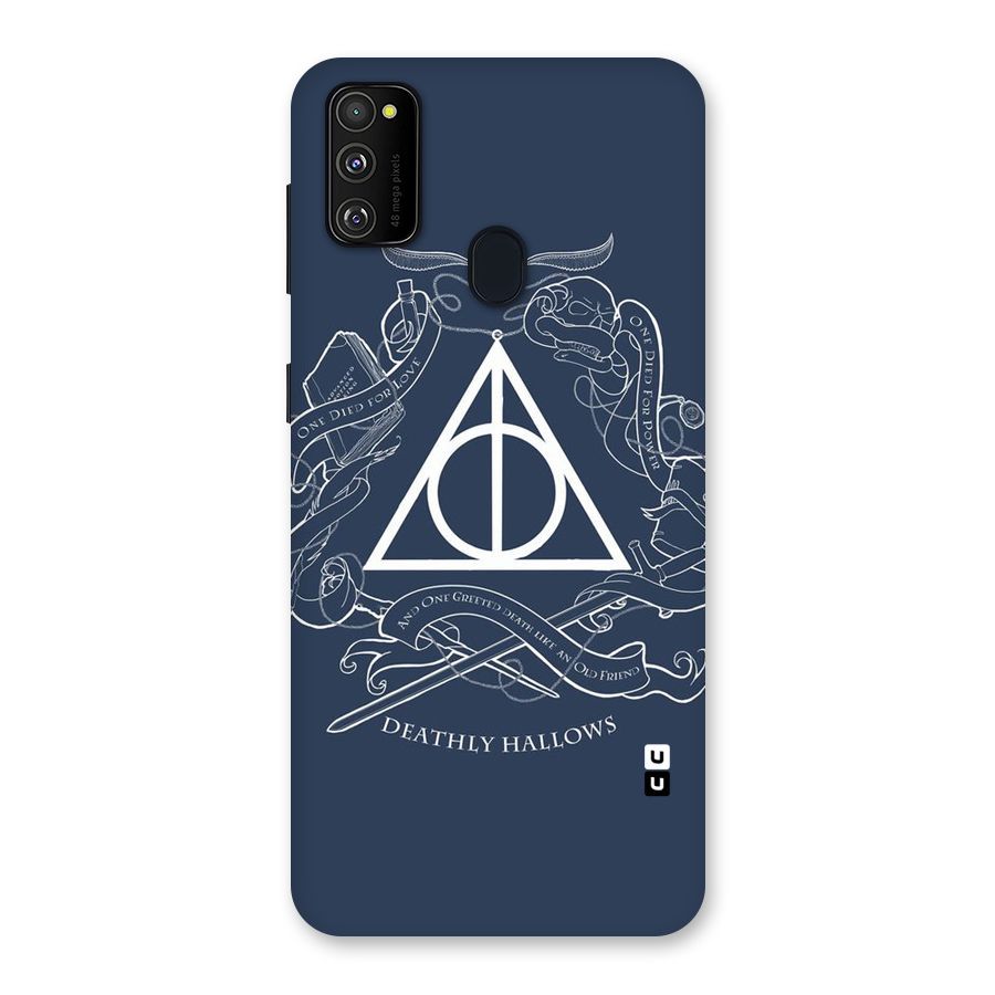 Triangle Blue Back Case for Galaxy M30s