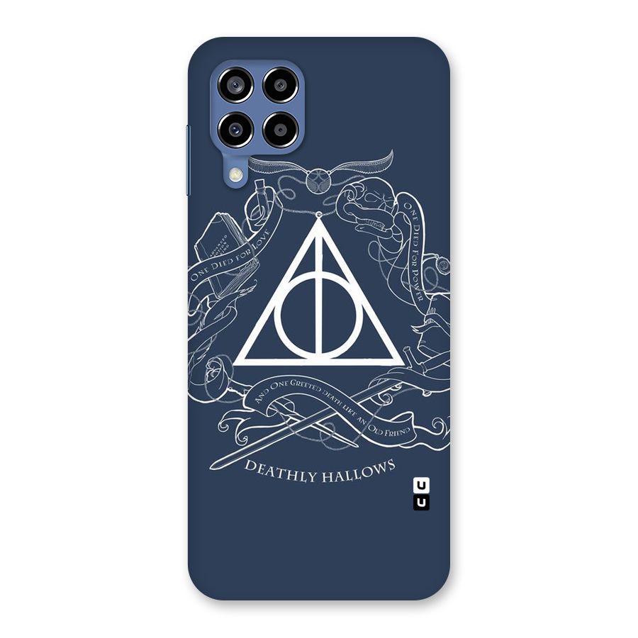 Triangle Blue Back Case for Galaxy M53 5G