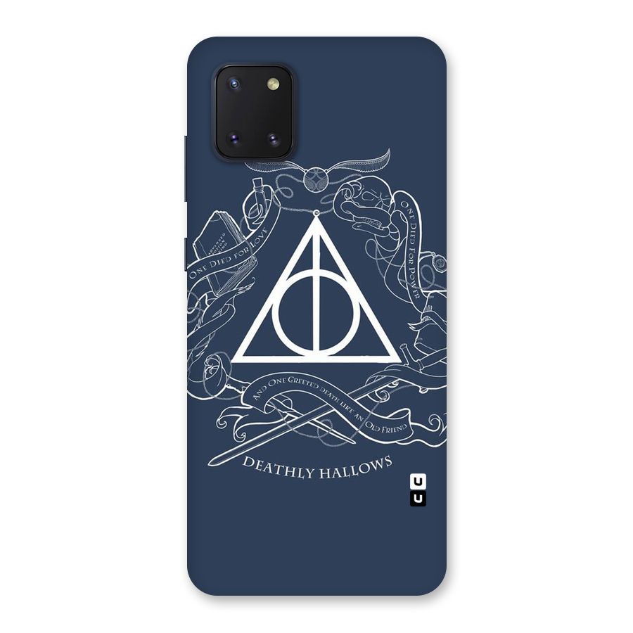 Triangle Blue Back Case for Galaxy Note 10 Lite