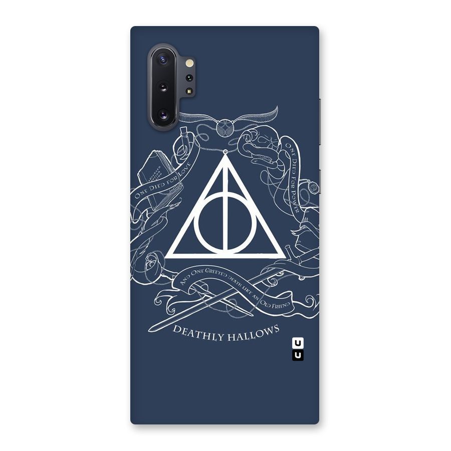 Triangle Blue Back Case for Galaxy Note 10 Plus