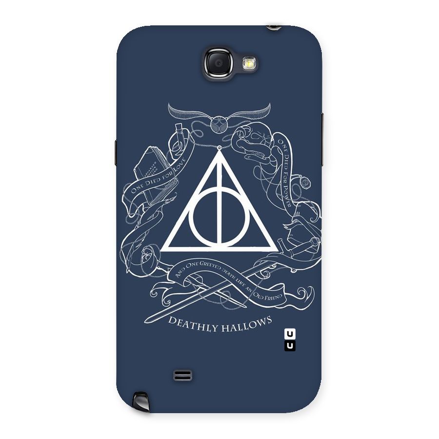 Triangle Blue Back Case for Galaxy Note 2