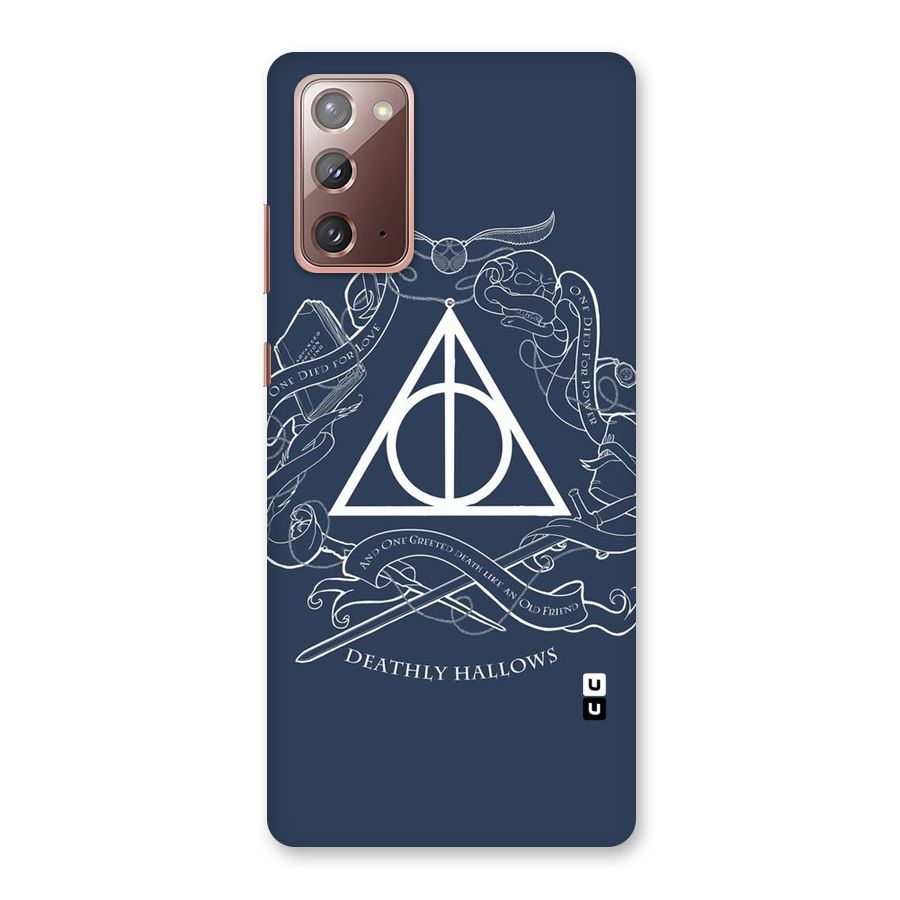 Triangle Blue Back Case for Galaxy Note 20