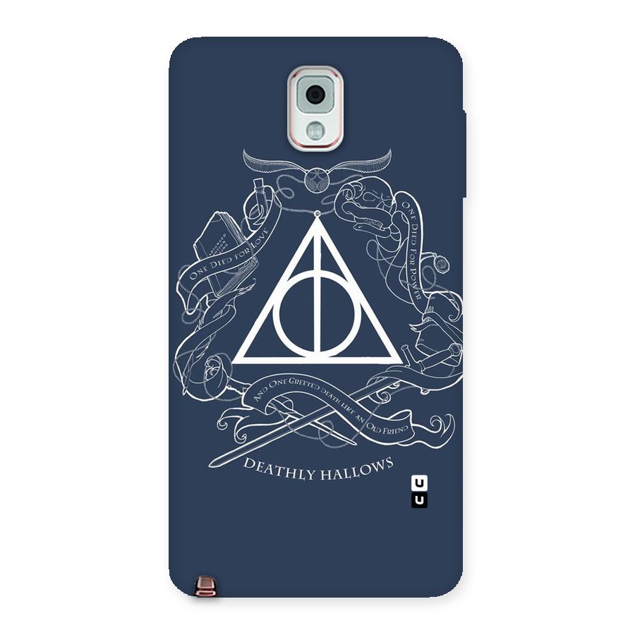 Triangle Blue Back Case for Galaxy Note 3