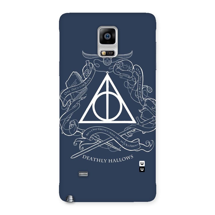 Triangle Blue Back Case for Galaxy Note 4