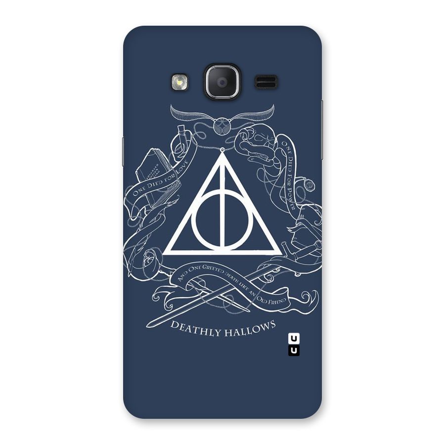 Triangle Blue Back Case for Galaxy On7 2015