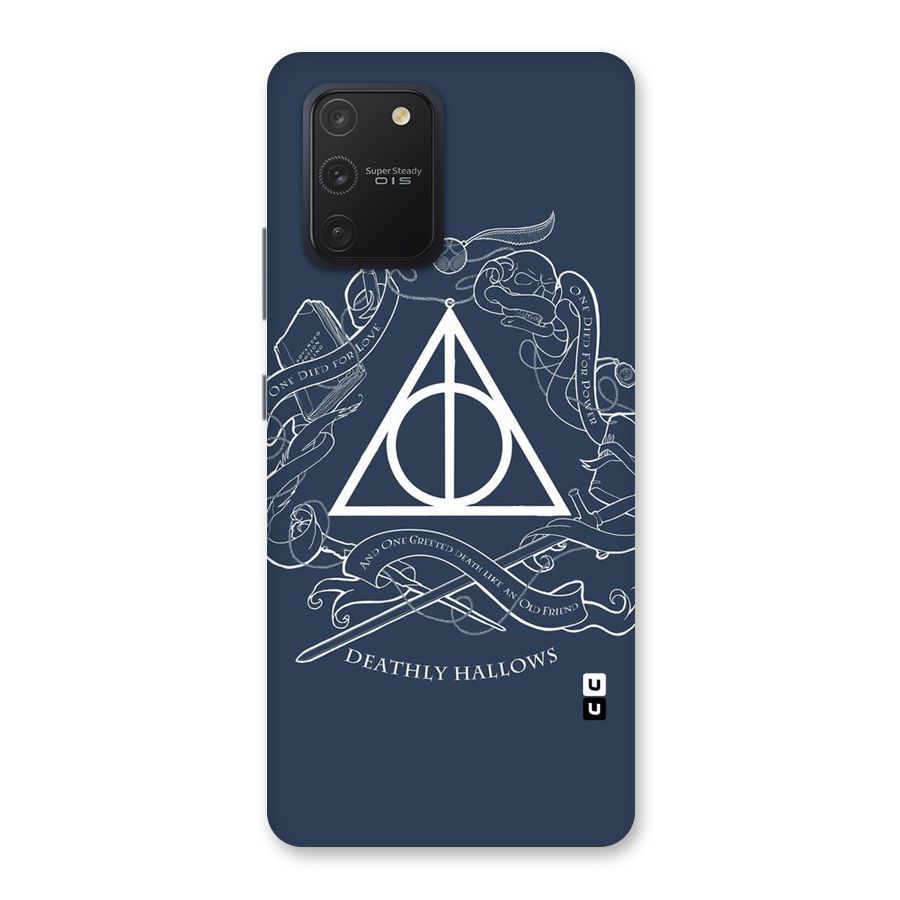 Triangle Blue Back Case for Galaxy S10 Lite