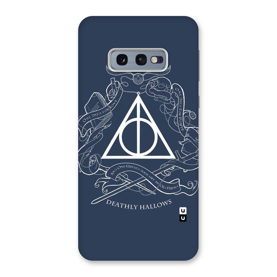 Triangle Blue Back Case for Galaxy S10e