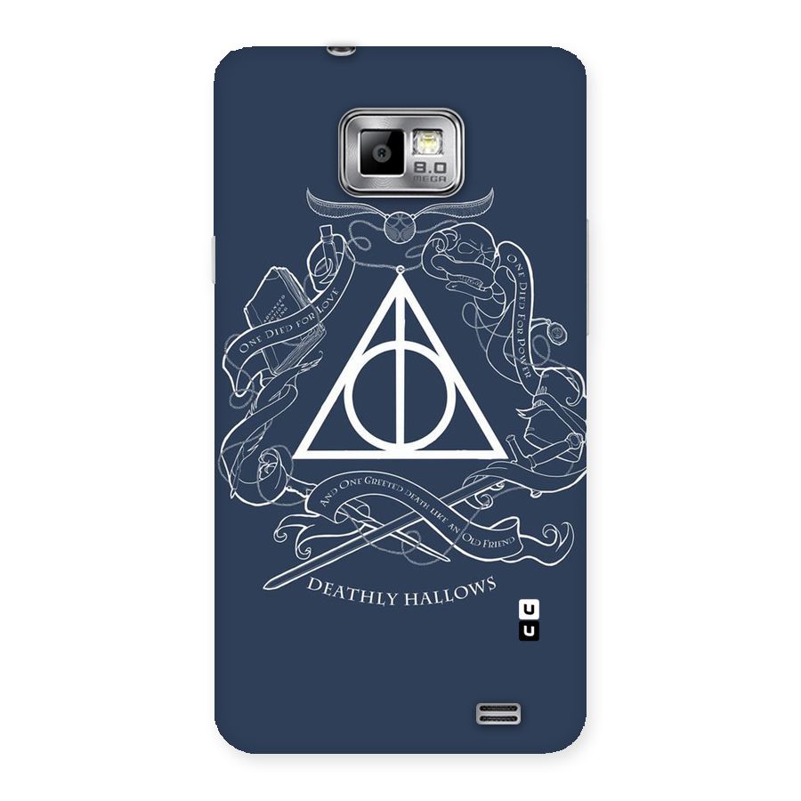Triangle Blue Back Case for Galaxy S2