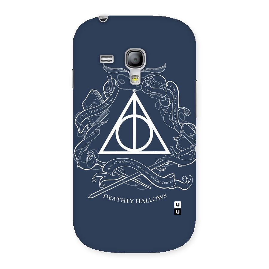 Triangle Blue Back Case for Galaxy S3 Mini