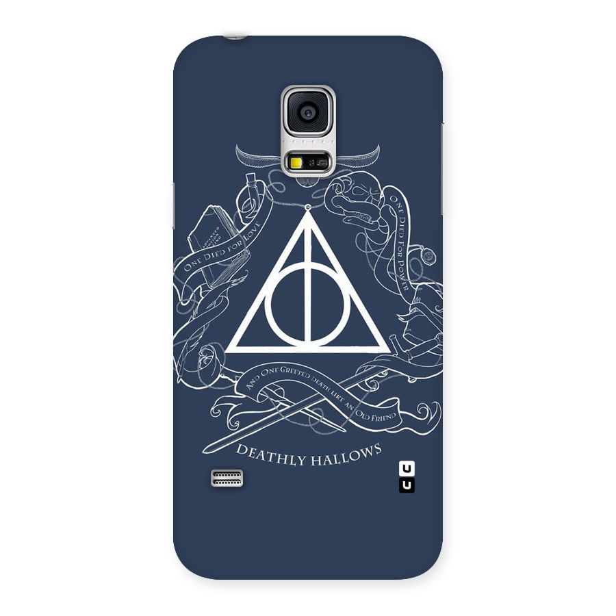 Triangle Blue Back Case for Galaxy S5 Mini